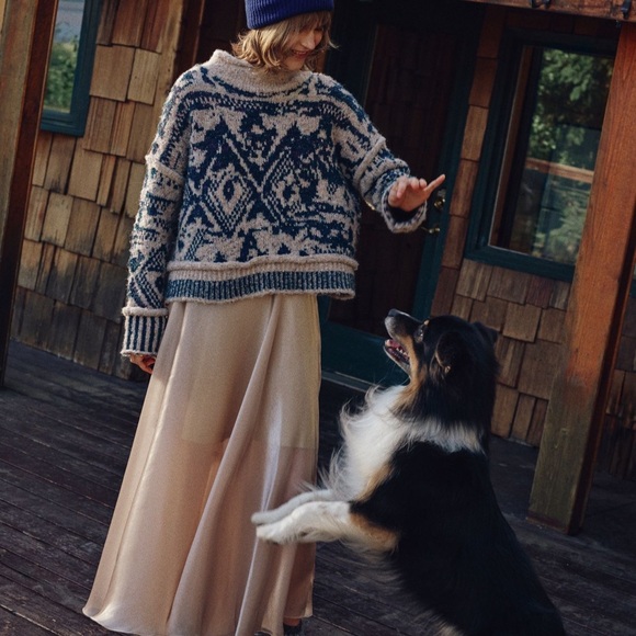 Anthropologie Bl-nk Full Shimmer Midi Skirt NWT - Picture 2 of 7